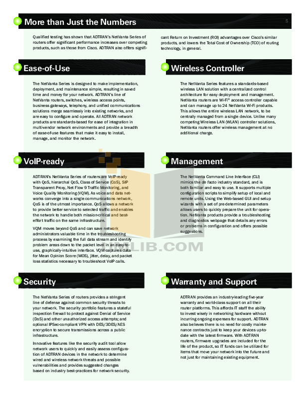 PDF manual for ADTRAN Router NetVanta 3430